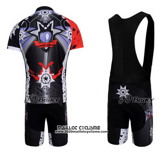 2010 Maillot Ciclismo Pearl Izumi Noir et Bleu Manches Courtes et Cuissard